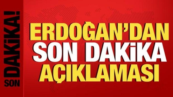 Cumhurbaşkanı Erdoğan'dan 'düzensiz göçmen' açıklaması! Net konuştu