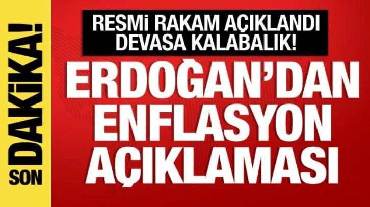 Cumhurbaşkanı Erdoğan'dan enflasyon mesajı