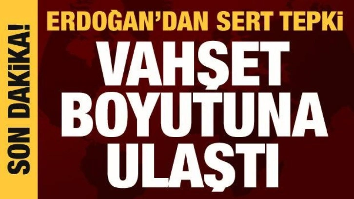 Cumhurbaşkanı Erdoğan'dan Yunanistan'a tepki: Vahşet boyutuna ulaştı!