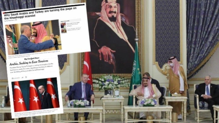 Cumhurbaşkanı Erdoğan'ın Suudi Arabistan ziyareti dünya basınında geniş yankı buldu