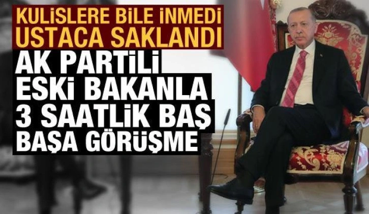 Cumhurbaşkanı Erdoğan'la eski bakan Erkan Mumcu arasında 3 saatlik baş başa görüşme