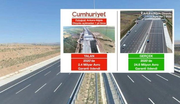 Cumhuriyet'ten 2.4 milyar Avroluk yalan! Bakan Karaismailoğlu sosyal medyadan cevap verdi