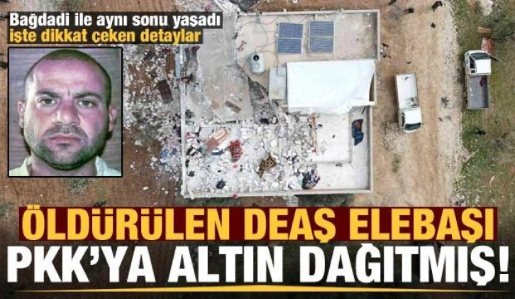 DEAŞ elebaşı el-Kureyşi PKK’ya kilolarca altın vermiş!