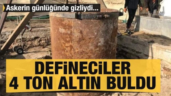 Defineciler 4 ton altın buldu