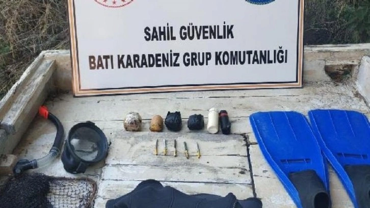 Denizde dinamitle balık avlayan 2 kişi, suçüstü yakalandı