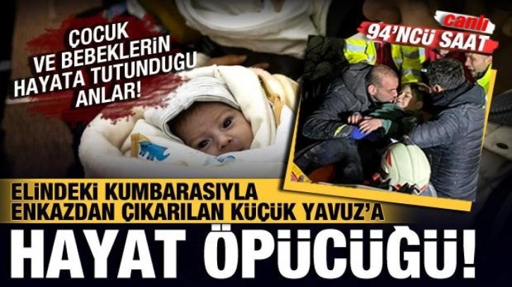 Deprem bölgesinde mucize kurtuluşlar!