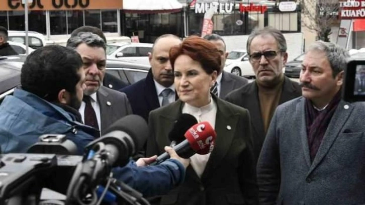 Deprem felekati sonrası gazetecinin sorusunu yanıtladı! Akşener seçim için 'tarih' verdi..