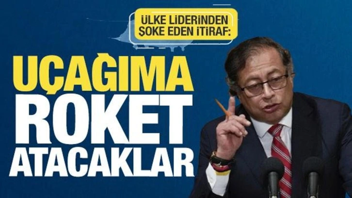 Devlet başkanından suikast itirafı: Uçağıma roket atacaklar