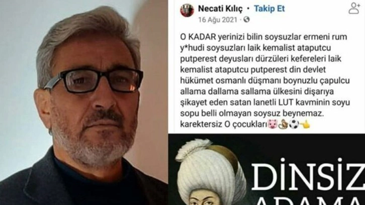 Din Kültürü dersi öğretmeninden Atatürk ve laiklere çok ağır küfürlü paylaşım!