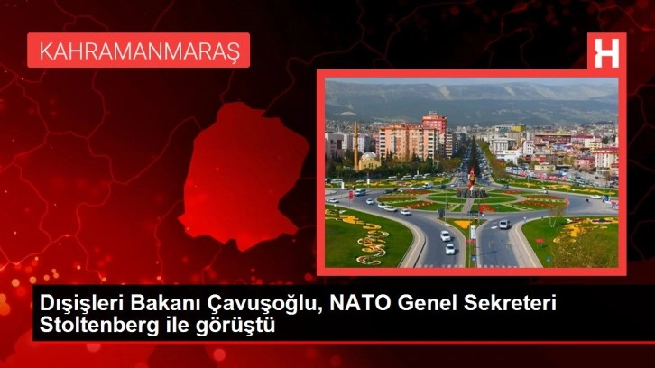 Dışişleri Bakanı Çavuşoğlu, NATO Genel Sekreteri Stoltenberg ile görüştü