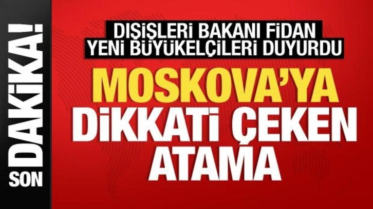 Dışişleri Bakanı Fidan, yeni büyükelçilik görevlerini tebliğ etti