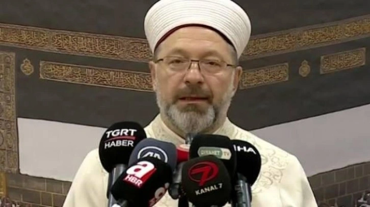 Diyanet İşleri Başkanı Ali Erbaş: 37 bin 770 vatandaşımız hac ibadetini gerçekleştiriyor