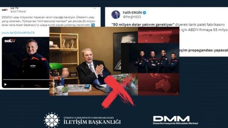 DMM'den 'Alper Gezeravcı astronot değil turist olarak uzaya gidiyor