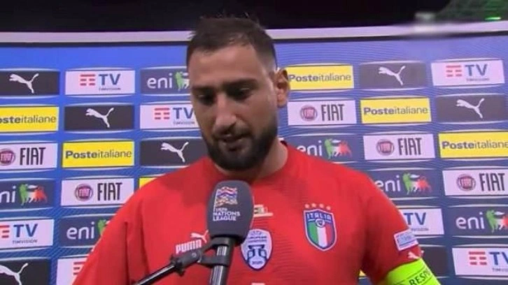 Donnarumma muhabire çattı! Hatalı gol sorusu…