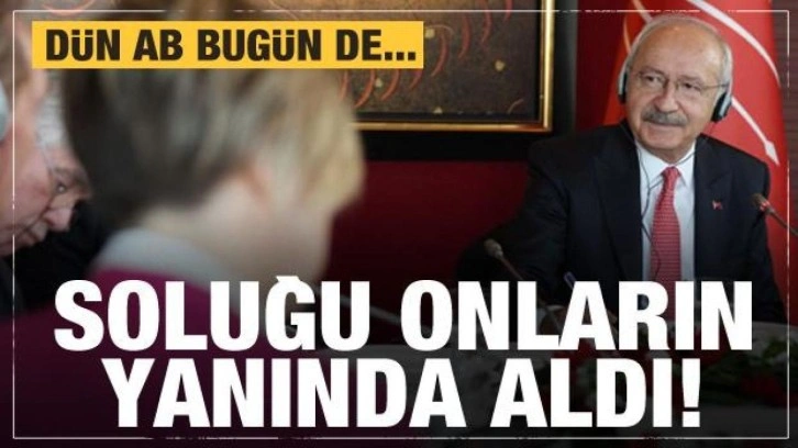 Dün AB bugün ABD! Kılıçdaroğlu soluğu onların yanında aldı!