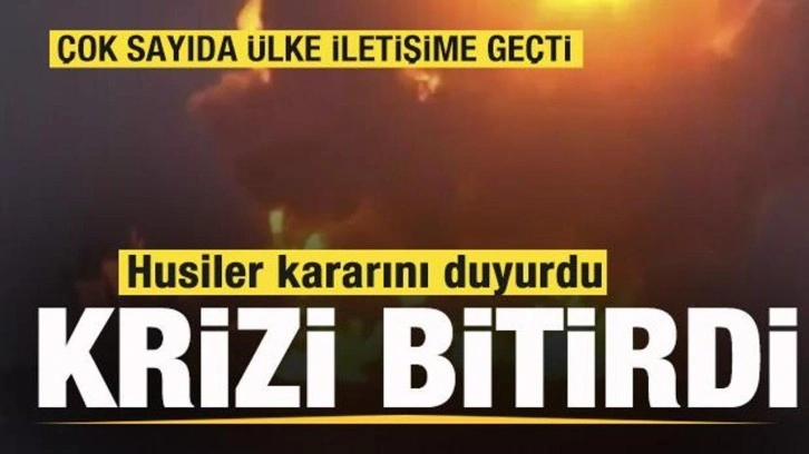 Dünyada birçok ülke talep etti, Husiler kararını duyurdu! İzin veridli