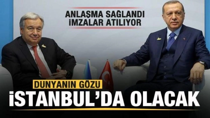 Dünyanın gözü İstanbul'da! İmzalar atılıyor