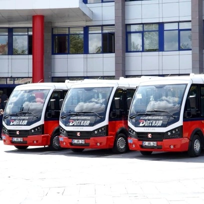 Düzce Belediyesi'nden toplu taşıma araçlarının sahiplerine hem maddi hem de mazot desteği