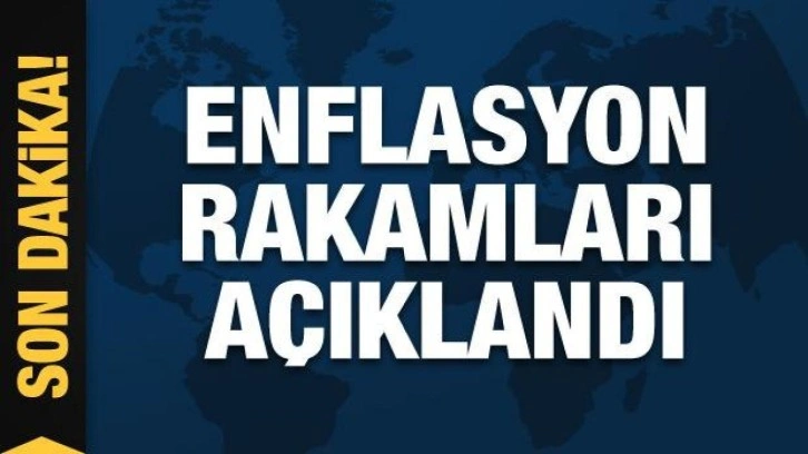 Ekim ayı enflasyon rakamları açıklandı