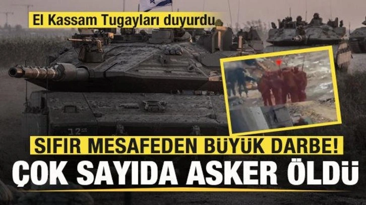 El Kassam Tugayları duyurdu: Sıfır mesafeden büyük darbe! Çok sayıda asker öldü