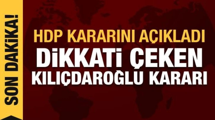 Emek ve Özgürlük İttifakı: Seçimde Kılıçdaroğlu'nu destekleyeceğiz