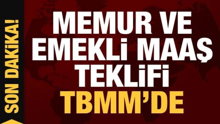 Emekli ve memur maaşları için teklif TBMM'de! 5500 detayı...