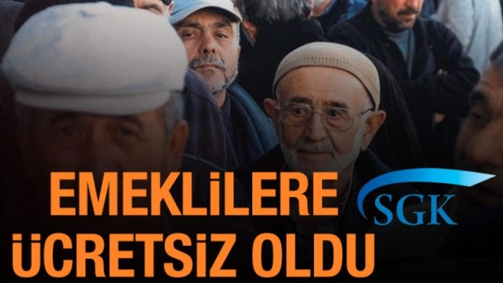 Emeklilere bedava oldu! Resmen duyuruldu: Ömür boyu ücretsiz kullanacaklar