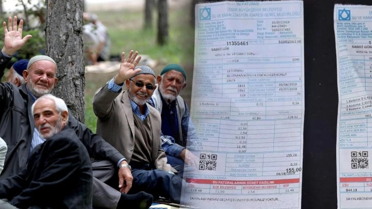 Emeklilere ücretsiz oldu! Artık fatura ve toplu taşıma ücreti ödenmeyecek