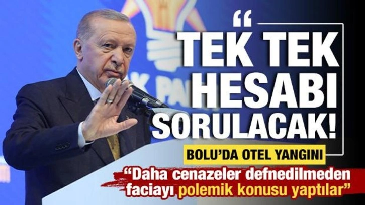 Erdoğan'dan Bolu'daki yangına ilişkin açıklama: 'Sorumlular tavizsiz hesap verecek�