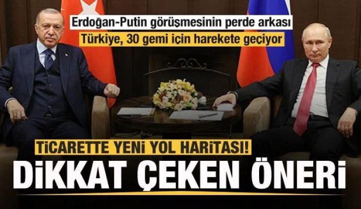 Erdoğan-Putin görüşmesinin perde arkası! Türkiye 30 gemi için harekete geçiyor