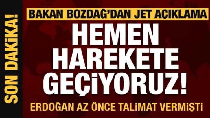 Erdoğan talimatı verdi! Bakan Bozdağ: Anayasa değişikliği için harekete geçiyoruz