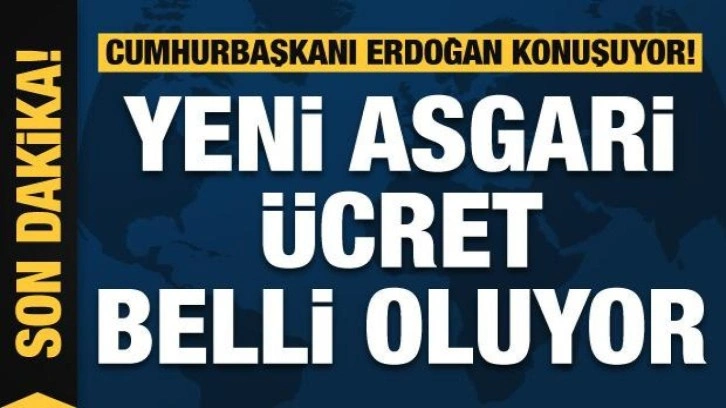 Erdoğan, yeni asgari ücreti açıklayacak! Salonda dikkat çeken detay