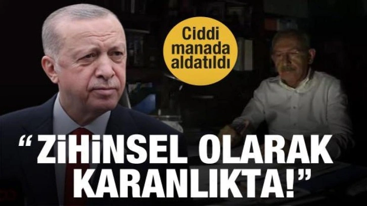 Erdoğan'dan Kılıçdaroğlu'na elektrik tepkisi: Zihinsel olarak karanlıkta