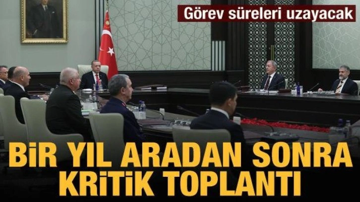 Erdoğan'ın başkanlığında yapılan YAŞ toplantısı sona erdi