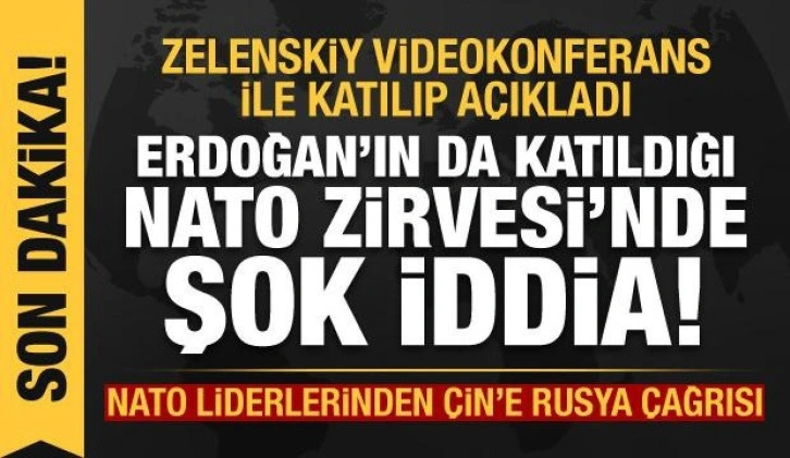 Erdoğan'ın da katıldığı Olağanüstü NATO Zirvesi sona erdi: Zelenskiy'den fosfor iddiası