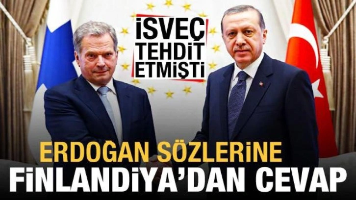 Erdoğan'ın 'NATO üyeliği' açıklamasına Finlandiya'dan cevap