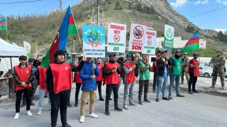 Ermenilerin ekolojik katliamı durduruldu! Şuşa'da eylem devam ediyor