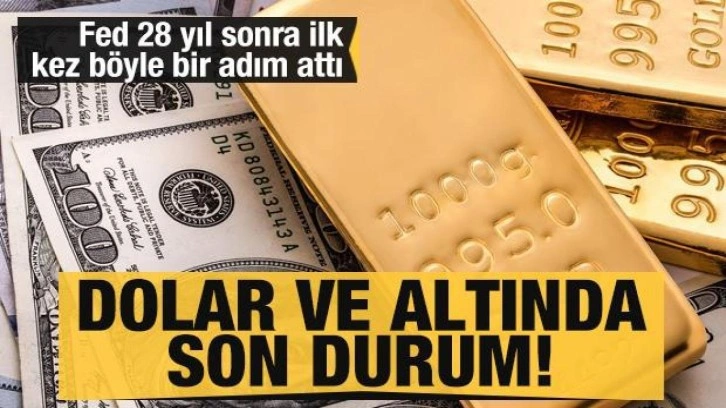 Fed kararı sonrası dolar ve altında son durum