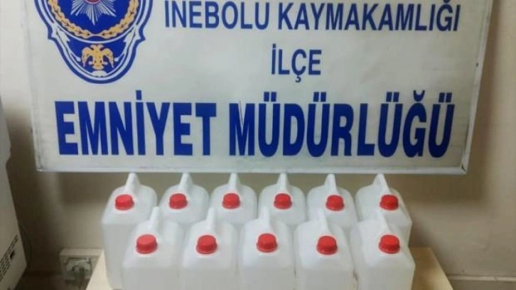 FETÖ'den ihraç edilen binbaşı 55 litre etil alkol ile yakalandı