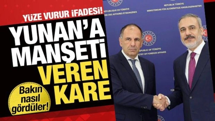 Fidan ve Yerapetritis'in görüşmesi Yunan basınında: Bizim için tek seçenek...