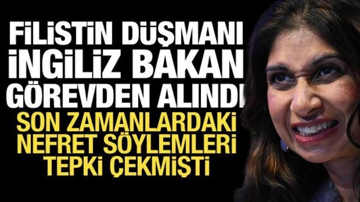 Filistin'e destek yürüyüşüne dil uzatan İngiliz Bakan görevden alındı