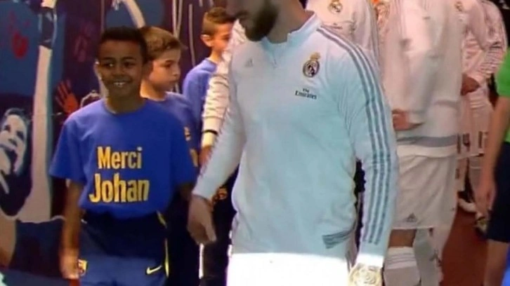 Filmlere konu olacak hikaye! Sergio Ramos'u elinden tuttuğu çocuk yaktı