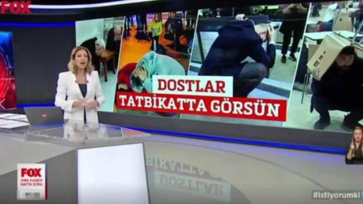 FOX TV'de Gülbin Tosun canlı yayında kahkaha attı! Özür dilemek zorunda kaldı