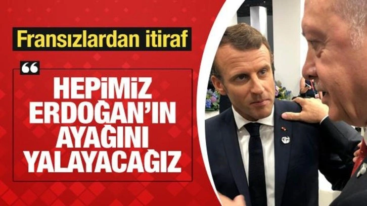 Fransızlardan itiraf! 