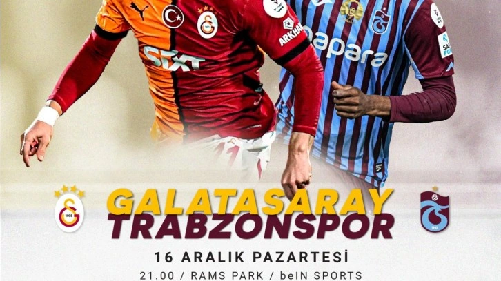 Galatasaray - Trabzonspor! İlk 11'ler