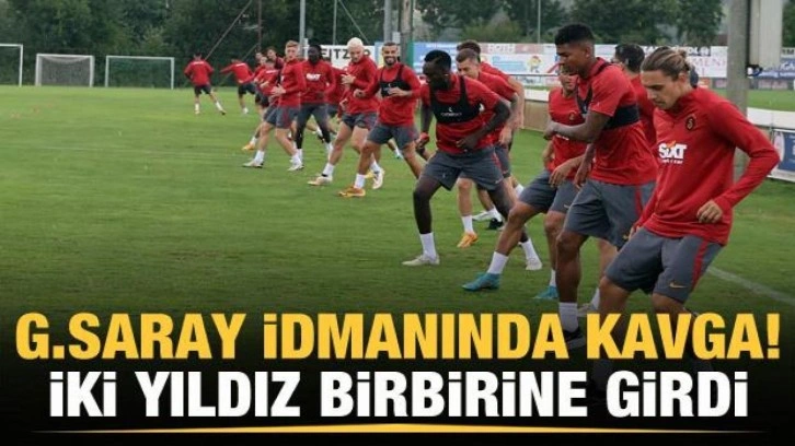 Galatasaray antrenmanında kavga! Kerem ve Van Aanhot birbirine girdi