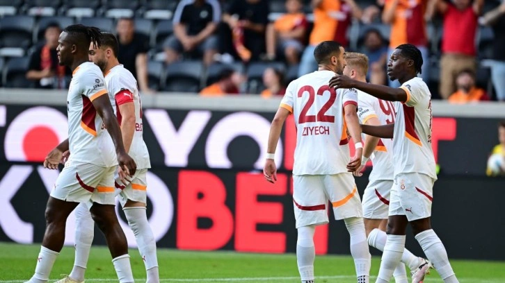Galatasaray'dan 4 gollü prova