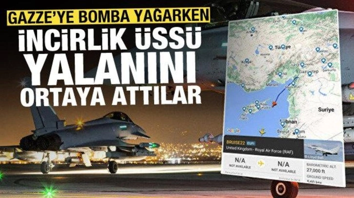 Gazze bombalanırken ortaya atılan İncirlik Üssü iddiası yalan çıktı