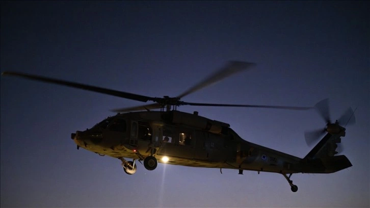 Gazze'de İsrail helikopterinin 