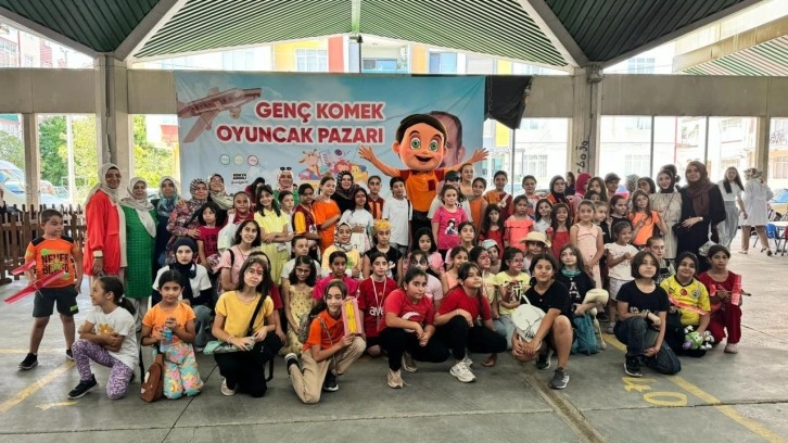 Genç KOMEK’ten 2. El Oyuncak Pazarı! Çocuklara çevre bilinci aşılandı